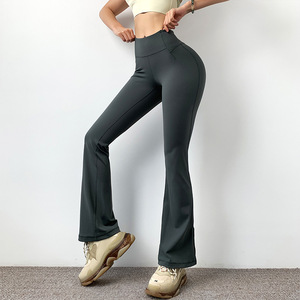 Esercizio dimagrante allenamento Fitness allenamento <span class=keywords><strong>collant</strong></span> donna gamba larga Yoga pantaloni - Product Image 2