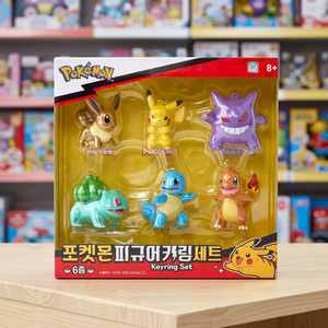 Lot de 6 figurines Pokémon en plastique – Porte-clés coréens pour enfants, breloques de sac à collectionner, mini pendentifs – Vente en gros pour distributeurs - Product Image 2
