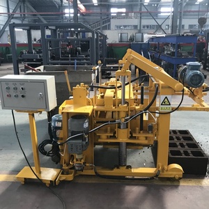 Nhỏ thủy lực di chuyển trứng lớp gạch máy làm để bán ở mức giá thấp khối bê tông máy móc khối rắn Máy làm - Product Image 4
