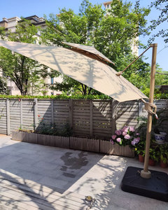 Sombrillas y bases de patio en voladizo de aluminio de alta calidad, sombrilla impermeable <span class=keywords><strong>para</strong></span> jardín, sombrilla <span class=keywords><strong>para</strong></span> playa, piscina, uso al aire libre - Product Image 5