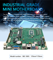 Placa Base Industrial Mini PC Intel Core I5 8365U I5 10210U Doble Ddr4 Máx. 64GB 2*usb3.0 2*usb2.0 Mini ITX con LVDS