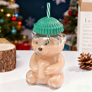 Vente en gros <span class=keywords><strong>d</strong></span>'usine, verres en forme <span class=keywords><strong>d</strong></span>'ours en peluche, tasses à café et à jus pour le thé et le <span class=keywords><strong>lait</strong></span>, pour utilisation dans les restaurants - Product Image 5