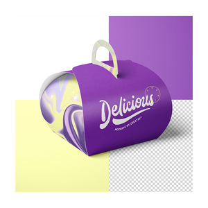 หลายสไตล์หรูหราบรรจุภัณฑ์อาหารรีไซเคิลได้คอนเทนเนอร์คัพเค้กที่กําหนดเองกล่อง<span class=keywords><strong>ขนม</strong></span>หวานสําหรับการอบ - Product Image 4