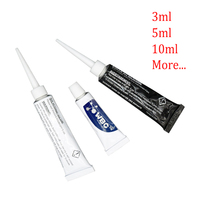 Adhésif Silicone Imperméable Polyvalent De Qualité Alimentaire Silicone Mastic Colle en Petit Tube 5ml 10ml 20ml