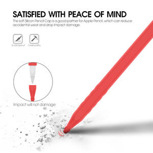 Чехол-накладка из силикона для Apple Pencil II 2 с разъемом USB-C, разноцветный, 2 в 1, защитный чехол для Apple Pencil 2-го поколения - Product Image 6