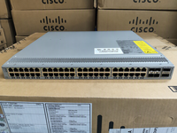 Switch Cisco Nexus 9200 Seri N9K-C92348GC-X dengan 48 port 100M/1G Base-T dan 4 port 1/10/25G SPF28 serta 2 port 40/100G QSFP28