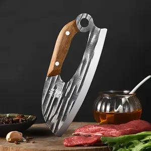 锻造厨房切片刀多功能厨房厨师刀专业8.66英寸切肉刀