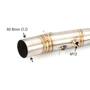 Sistema de Escape Completo para Motocicleta, Tubo Delantero de 51 mm, Silenciador Slip-on para <span class=keywords><strong>Yamaha</strong></span> MT07 <span class=keywords><strong>MT</strong></span>-<span class=keywords><strong>07</strong></span> FZ07 2014-<span class=keywords><strong>2023</strong></span> R7 2021-<span class=keywords><strong>2023</strong></span> - Product Image 5