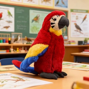 Juguete <span class=keywords><strong>de</strong></span> Peluche <span class=keywords><strong>de</strong></span> Loro Personalizado <span class=keywords><strong>de</strong></span> Plástico, Altamente Realista <span class=keywords><strong>y</strong></span> Súper Suave, Soporte OEM/ODM a Partir <span class=keywords><strong>de</strong></span> su Diseño, Suministro Directo <span class=keywords><strong>de</strong></span> Fábrica - Product Image 5