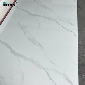 Panel de Pared de Plástico SPC Imitación Mármol, Resistente al Fuego y al Agua, 4x8 Pies, con Revestimiento UV, Planchas Decorativas de <span class=keywords><strong>PVC</strong></span> - Product Image 3