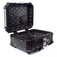 Coffre de moto universel Proguard 25L en alliage d'aluminium avec serrure de sécurité, étanche, neuf, garantie 1 an, adaptable/améliorable