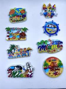 แม่เหล็กติดตู้เย็นรูปทรงตามสั่ง เป็นมิตรกับสิ่งแวดล้อม ทำจากโลหะ ของที่ระลึกสำหรับนักท่องเที่ยวยุโรป ดีไซน์อาร์ตเดโค ขนาดกลาง ขายส่งสำหรับการเดินทาง - Product Image 6