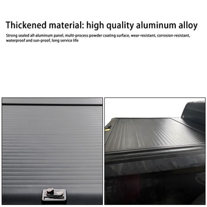 Cubierta Retráctil Manual Impermeable de Aluminio para Camioneta 4x4, Tapa Enrollable para la Caja de la Camioneta, Compatible con Mitsubishi Triton - Product Image 4