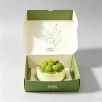 Emballage personnalisé à ouverture frontale pour petits cheesecakes basques et mini-cupcakes, muffins et gâteaux – Boîte en papier