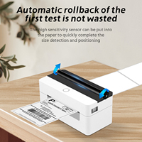 Machine Thermique Portable HZ-D108B Sans Fil, Imprimante d'Étiquettes Mini de Poche pour Papier 4x6 Rollo, Mécanisme de Prix A6, Vente en Gros