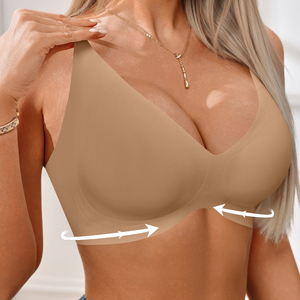 <span class=keywords><strong>Soutien</strong></span>-<span class=keywords><strong>gorge</strong></span> en gelée sans couture le plus vendu qui regroupe et soutient, couleur unie, sans armatures, avec coussinets amovibles, <span class=keywords><strong>parfait</strong></span> pour un usage quotidien - Product Image 3