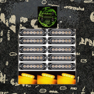 Wholesale TENGYUE <b>Red</b> 12V <b>LED</b> Warning <b>Light</b> Grille Mini <b>Light</b> Bar Blinker Strobe <b>Lights</b> for Truck Car Retrofit/Upgrade - Product Image 3