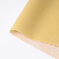 Doublure de chaussures en tissu floqué respirant, dessus de pantoufle intérieur confortable en matériau doux