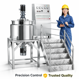 2000L Vacuum Emulsifying Mixer Machine Detergent Emulsifier Homogenizer Mixing Machine Cream Vacuum Emulsifying Mixer - Product Image 5
