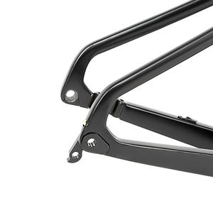 Cadre de vélo de route en fibre de carbone <span class=keywords><strong>TWITTER</strong></span> R7 durable sans logo avec axe traversant pour freins à disque, idéal pour le gravel et les vélos de route - Product Image 4