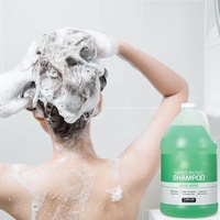 Set Sampo dan Kondisioner Pelembap OEM Custom Gallon untuk Rambut Kering 100% Vegan Bahan Alami Nabati Aroma Herbal