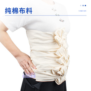 ผ้ารัดหน้าท้องหลังคลอด ผ้าฝ้ายแท้ สำหรับผู้หญิงหลังผ่าคลอด ช่วยพยุงสุขภาพ นวดกระชับสัดส่วน - Product Image 1