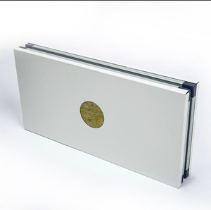 Panneau mural modulaire personnalisable pour salle blanche, isolé en laine de roche, pour cloisonnement de laboratoire et d'usine sans poussière - Product Image 4