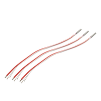 Sonde de température Pt100 en acier inoxydable de qualité alimentaire à quatre fils personnalisable, 200 mm, OEM ODM, certifiée ISO9001, 0,15-0,3%