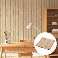 Fournisseurs de panneaux décoratifs en grain de bois Panneaux d'intérieur Bardage Panneaux muraux internes en PVC Wpc Décoration intérieure