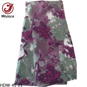 Tela de encaje estilo italiano para mujer, tejido de estilo africano, Jacquard, Organza, FRANCÉS - Product Image 4