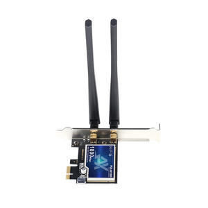 <span class=keywords><strong>Carte</strong></span> Réseau Sans Fil Wi-Fi 6 <span class=keywords><strong>PCI</strong></span>-E pour Ordinateur de Bureau, Double Bande 2.4GHz/<span class=keywords><strong>5GHz</strong></span>/6GHz, 2-en-1, Adaptateur Wi-Fi BLE <span class=keywords><strong>PCI</strong></span>-E PCIe MT7921 - Product Image 1