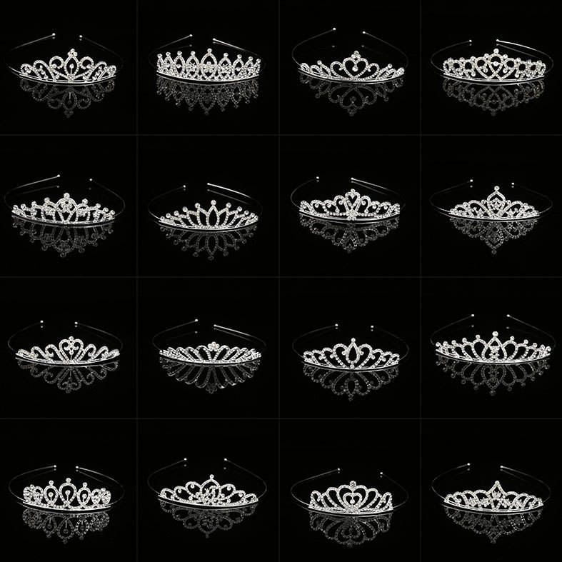 A variety of mixed hair