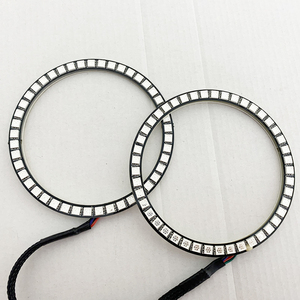 Anneaux Halo LED RGB 5050 pour BMW, 60 mm, 70 mm, 80 mm, 90 mm, DC 12V, effet de poursuite de couleur, phares - Product Image 2