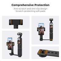 Support de téléphone K&F Concept pour DJI Osmo Pocket 3/4, accessoires, angle réglable, clip de téléphone portable, support d'extension