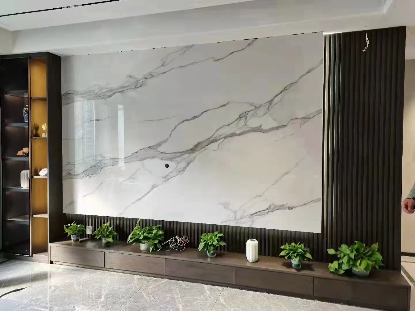 Good Quality CHINAPLAS Popular Color Pvc Marble Uv Panel sheet(图4)