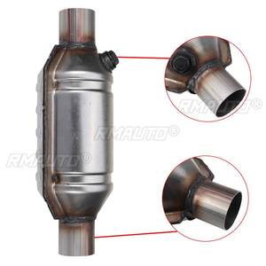 Convertidor Catalítico Universal de 400 Celdas para Soldar, Entrada/Salida de 2.25 Pulgadas, 13 Pulgadas de Longitud, Acero Inoxidable, Alto Flujo y Rendimiento - Product Image 4