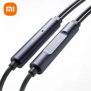 Xiaomi 오리지널 게임용 유선 이어폰 남성용 10mm 대형 다이나믹 코일 인 이어 헤드폰