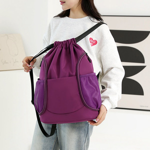 Zipper Anti-Theft <b>Water</b> <b>Resistant</b> Sports Gym <b>Backpack</b> with Sneaker Bottle Pouch Club - Product Image 3