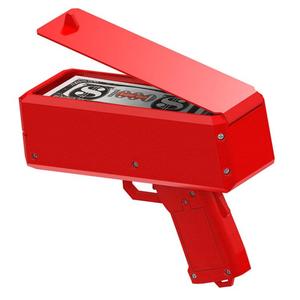 2026 100 unidades Pistola de juguete roja para efectos de lluvia de <span class=keywords><strong>dinero</strong></span> de juguete, <span class=keywords><strong>con</strong></span> efecto de pulverización de <span class=keywords><strong>dinero</strong></span> de papel, para fiestas y bodas - Product Image 1