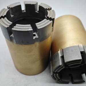 Core <b>Drill</b> <b>Bit</b> NQ HQ HTW NTW BTW Gold Finish Well Drilling - Product Image 1