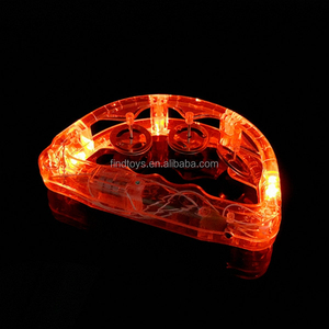 Divertido led brillante anillo de campana de <span class=keywords><strong>Navidad</strong></span> led <span class=keywords><strong>pandereta</strong></span> multi color led intermitente <span class=keywords><strong>pandereta</strong></span> - Product Image 4