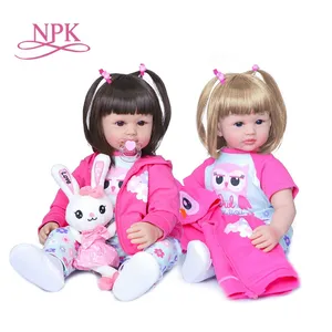 NPK 60 centimetri bambola giocattoli bebe reborn bambino del silicone vinile bambole del bambino appena nato per il regalo dei bambini adoras bambola della principessa