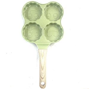 Máquina para desayunos de piedra Maifan personalizada, sartén eléctrica antiadherente de 4 orificios para cocinar gofres y huevos - Product Image 2