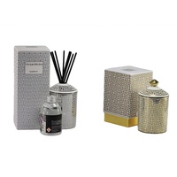 Cadeaux de mariage de luxe Synwish Bougeoirs parfumés Pots diffuseurs en céramique de luxe avec bâtonnets de roseau Coffret cadeau arôme de luxe