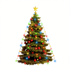 Colorful Pvc <b>Tree</b> Lights 150 Inch Christmas Decorations Led Holiday <b>Lighting</b> - Product Image 1