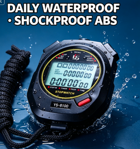 <span class=keywords><strong>Chronomètre</strong></span> sportif numérique série YS-810, précision 1/100 de seconde, mémoire 10-120 tours, étanche, minuteur électronique pour l'entraînement de course à pied - Product Image 2