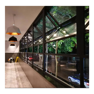 Fenêtre pliante en aluminium, verre <span class=keywords><strong>de</strong></span> sécurité ignifuge EI60, conforme aux codes pour couloirs d'hôtel, cuisines commerciales et bâtiments <span class=keywords><strong>de</strong></span> grande hauteur - Product Image 1