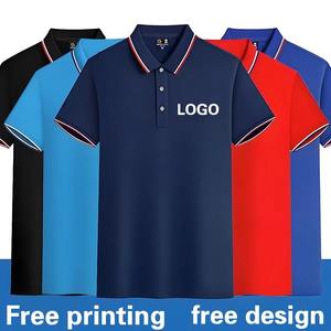 Polo personalizado con logotipo bordado, ropa de trabajo de manga corta, cultura corporativa, uniforme publicitario - Product Image 4