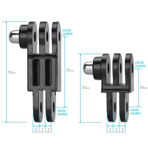 Brazo de Montaje Ajustable de 3 Vías para <span class=keywords><strong>GoPro</strong></span>/DJI/Insta360, Adaptador de Extensión Universal con Tuerca de Acero Inoxidable 304 para Cámaras de Acción - Product Image 1