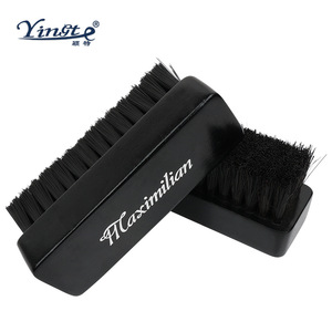 Yinste <b>Shoe</b> <b>Brush</b> Solid Wood Horsehair Soft Bristle For Leather Care And Dust Removal - Product Image 4